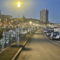 Liège: la jetée du Port des yachts désormais éclairée par un éclairage LED