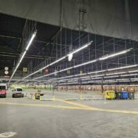 Transport public : des bus de la Stib stationnés à l&rsquo;air libre à cause d’importantes fissures dans un dépôt bruxellois d’autobus